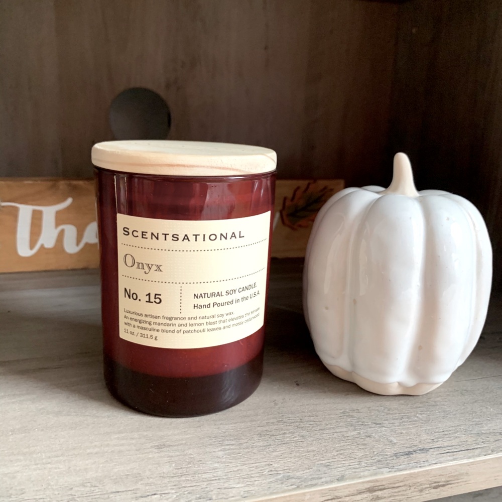Scentsational Onyx soy candle